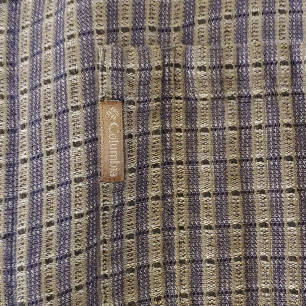 Men's Columbia Size L Cotton Button Down Shirt -35 - Picture 2 of 5